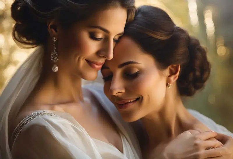 Bride and mother--law